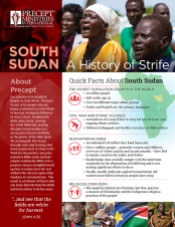 South Sudan: A History of Strife | ©Precept Ministries Internat